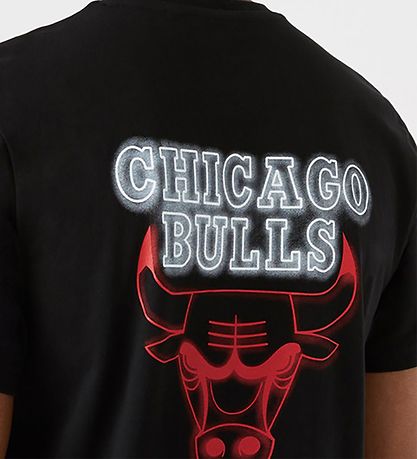 New Era T-Shirt - Chicago Bulls - Sort