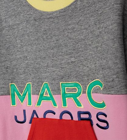 Little Marc Jacobs Sweatkjole - Cosmic Nature - Pink/Grmeleret