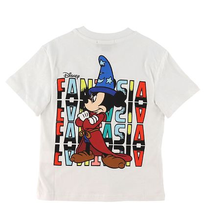 Stella McCartney Kids T-Shirt - Disney - Hvid m. Fantasia