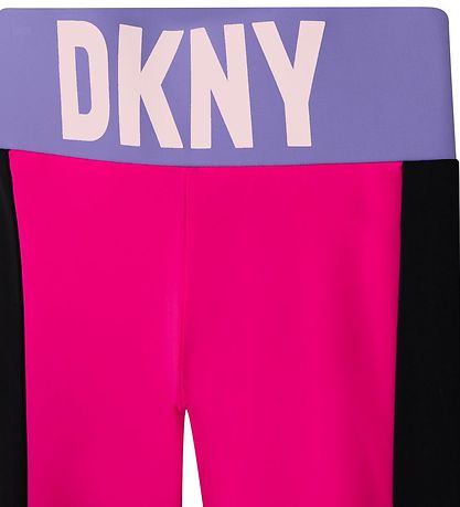 DKNY Leggings - Rose Peps/Sort