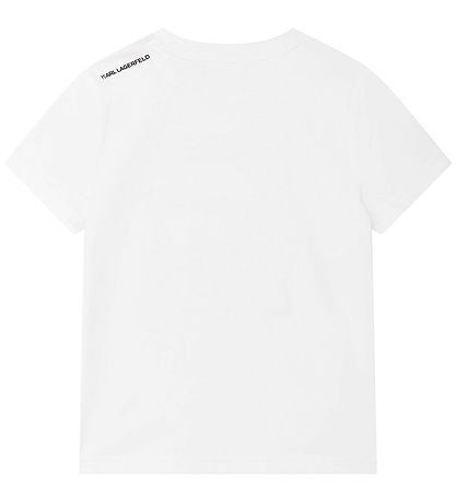 Karl Lagerfeld T-shirt - Tron - Hvid m. Sort