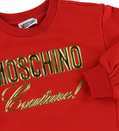 Moschino Sweatshirt - Rd m. Guld