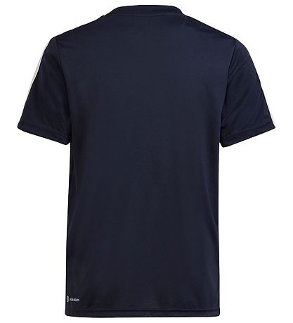 adidas Performance T-Shirt - U TR-ES 3S T - Navy/Hvid