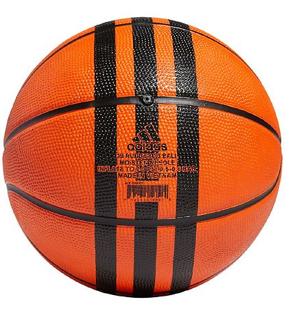 adidas Performance Basketbold - 3S Rubber X3 - Orange/Sort