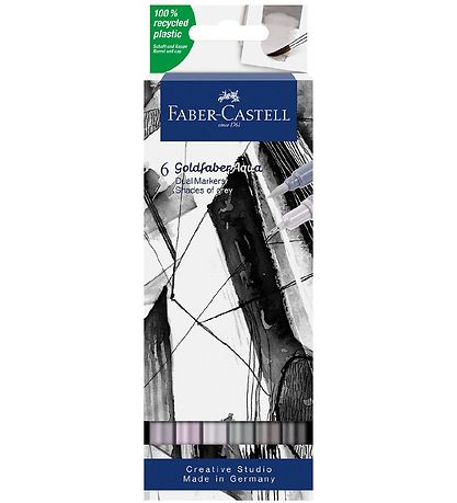 Faber-Castell Tuscher - 6 stk. - Gr