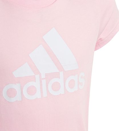 adidas Performance T-Shirt - G BL T - Pink/Hvid