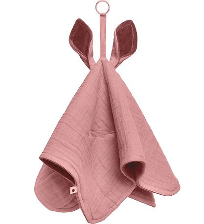 Bibs Nusseklud - 40x40 cm - Kangaroo - Dusty Pink/Baby Pink