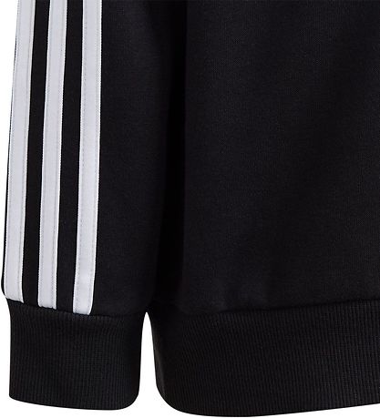 adidas Performance Sweatshirt - LK 3S FL SWT - Sort/Hvid