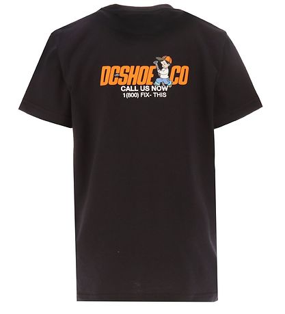 DC T-Shirt - Sort m. Print