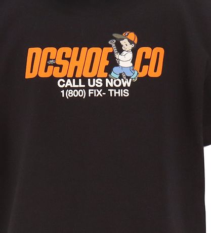 DC T-Shirt - Sort m. Print