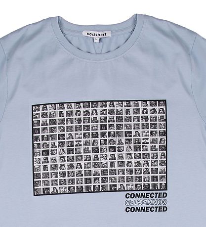 Cost:Bart T-shirt - CBRemington - Celestial Blue m. Fotoprint