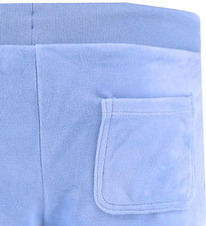 Juicy Couture Shorts - Velour - Della Robbia Blue