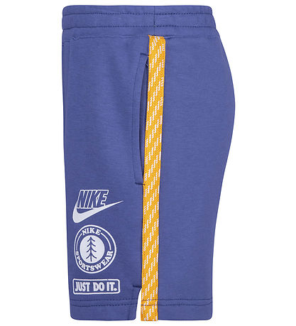 Nike Shorts - French Terry - Diffused Blue