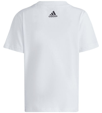 adidas Performance T-Shirt - LK Lin CO Tee - Hvid/sort