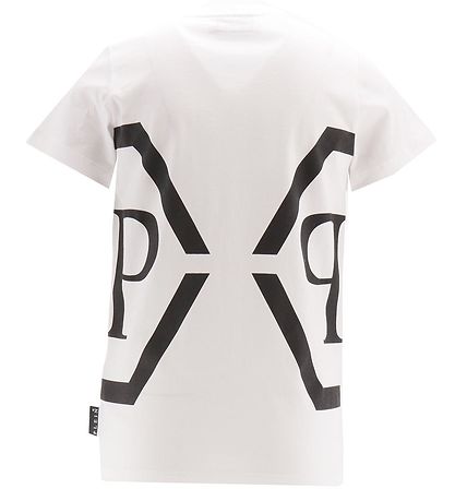 Philipp Plein T-Shirt - Maxi - Hvid m. Sort