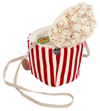 Jellycat Taske - 19x12 cm - Underholdende Popcorntaske