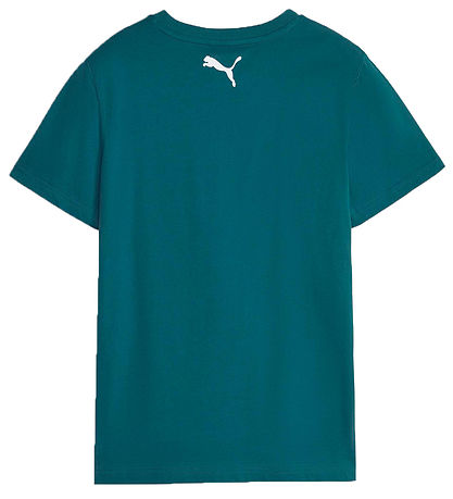 Puma T-Shirt - Basketball Graphic - Malachite m. Rd