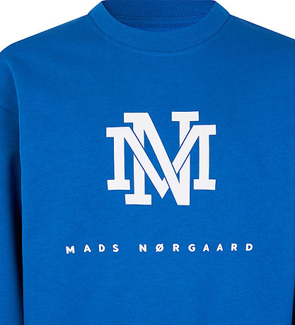 Mads Nrgaard Sweatshirt - Sonar - Snorkel Blue