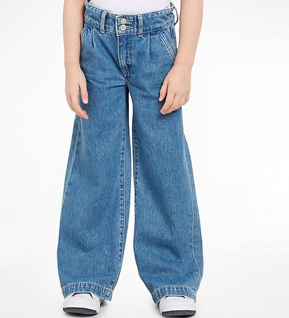 Tommy Hilfiger Jeans - Wide Pleated - Rivendelblue