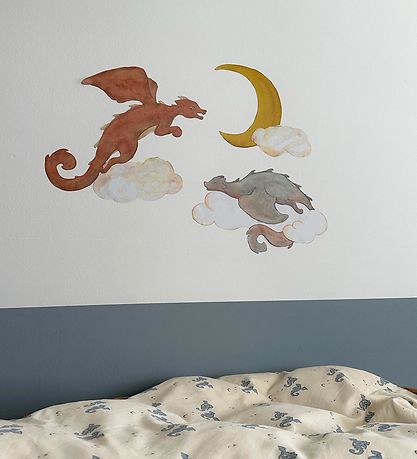 That's Mine Wallstickers - Dragons and Clouds - Multi