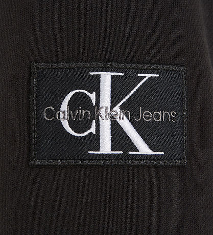Calvin Klein Httetrje - Badge Rib - Sort