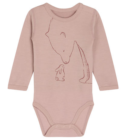 Hust and Claire Body l/ - Uld/Bambus - Baloo - Shade Rose