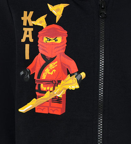 LEGO Ninjago Cardigan m. Htte - LWStorm - Sort
