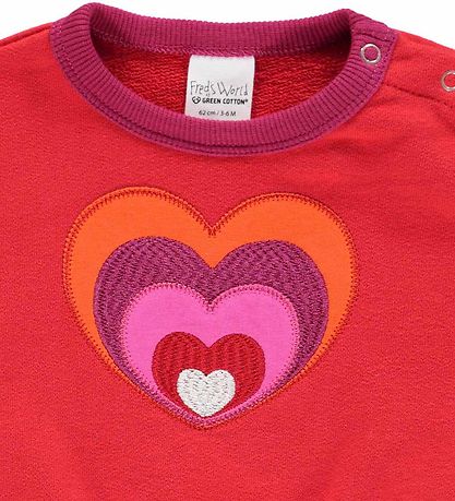 Freds World Sweatshirt - Heart - Lollipop