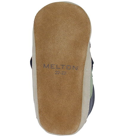 Melton Skindfutter - Marine/Mintgrn