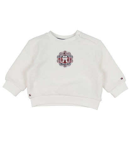 Tommy Hilfiger Fleecest - Baby Check Stamp - Ancient White