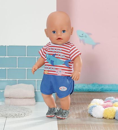 Baby Born Dukketj - Pyjamas m. Sko - Bl