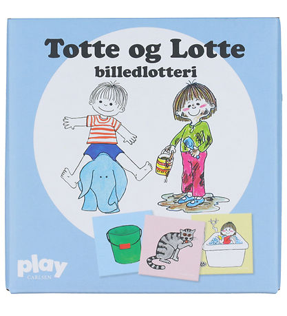 Forlaget Carlsen Billedlotteri - Totte og Lotte - 24 Brikker