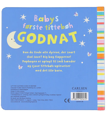 Forlaget Carlsen Bog - Babys Frste Tittebh - Godnat - Dansk