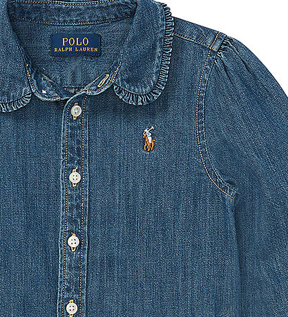 Polo Ralph Lauren Skjorte - Denim - Indigo Blu