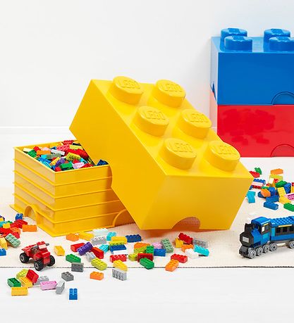 LEGO Storage Opbevaringsboks - 6 Knopper - 37,5x25x18 - Bright