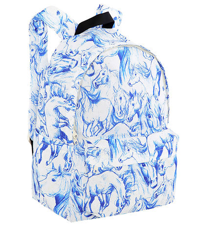 Molo Rygsk - Backpack Mio - Blue Horses