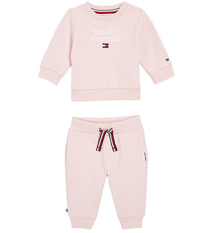 Tommy Hilfiger Sweatst - Baby TH Logo - Whimsy Pink