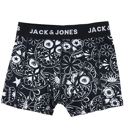 Jack & Jones Boxershorts - 3-pak - Jacsugar Skull - Sort