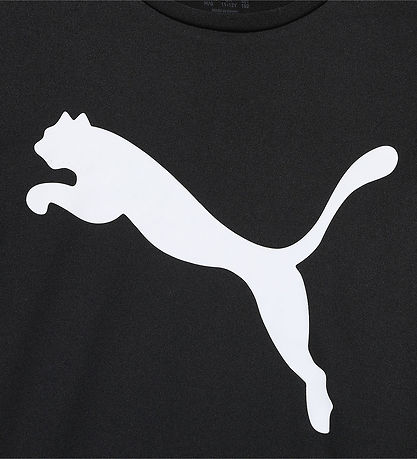 Puma T-Shirt -  ACTIVE Tee - Sort m. Print