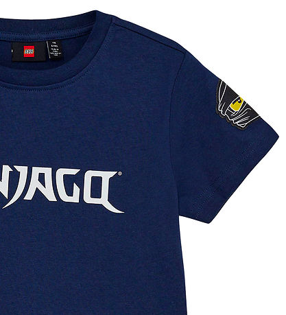 LEGO Ninjago T-shirt - LWTano - Dark Navy m. Tekst