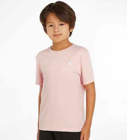 Calvin Klein T-shirt - Mono Mini Badge - Sepia Rose