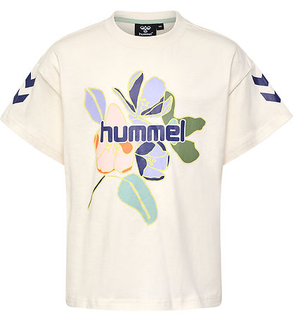 Hummel T-shirt - hmlArt Boxy - Whitecap Grey