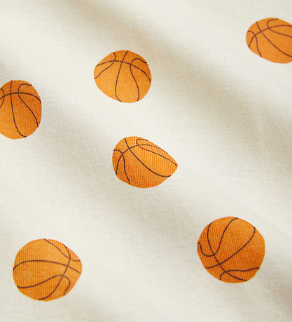 Mini Rodini Kjole - Basketball - Offwhite