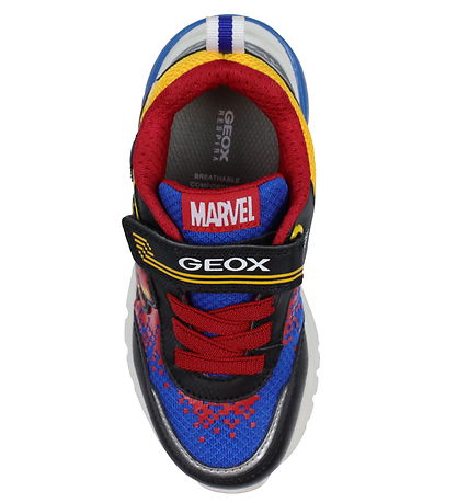 Geox Sko - J Ciberdron - Marvel Avengers -  Sort/Royal
