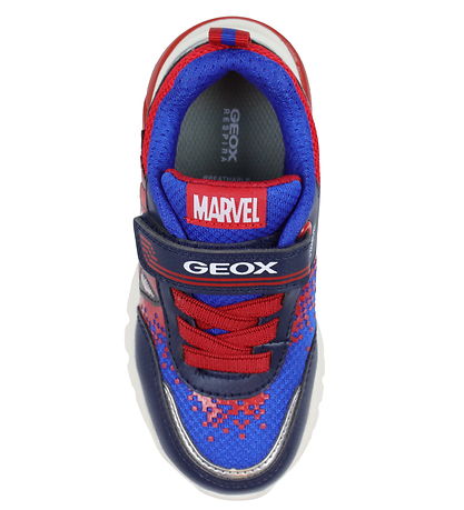 Geox Sko - J Ciberdron - Marvel Spiderman - Navy/Rd