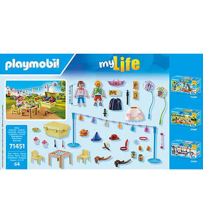Playmobil My Life - Udkldningsfest - 71451 - 64 Dele
