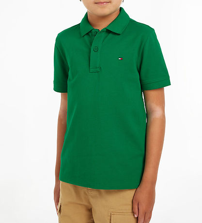Tommy Hilfiger Polo - Flag - Olympic Green