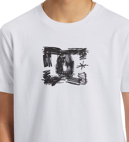 DC Shoes T-shirt - Sketchy - Hvid