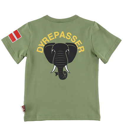DYR-Cph T-Shirt - Dyrepasser - Sage Elefant