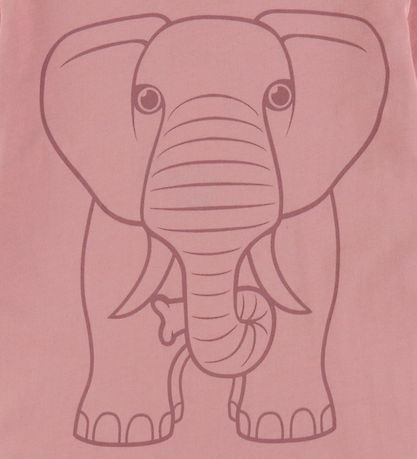DYR-Cph Bluse - Dyrshedding - Soft Rose Outline Elefant